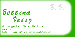 bettina veisz business card